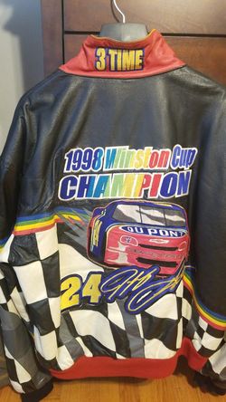Jeff Gordon Leather Coat