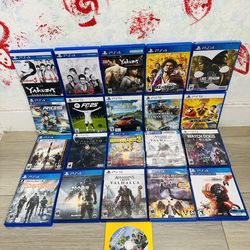 Playstation 5 Games And PlayStation 4 Games ( Used , Tested Working )  Read Description)