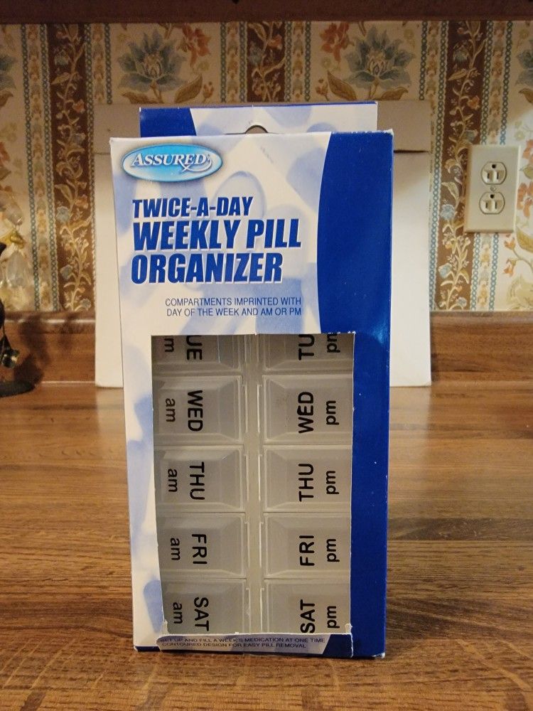 Twice A Day Weekly Pill Organizer