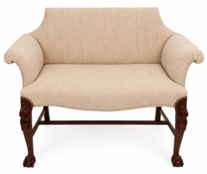 Vintage Upholstered Accent Bench – 44” Long