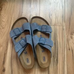 Birkenstock Arizona Suede Blue  