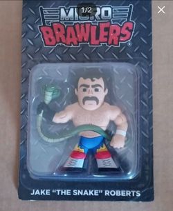 jake snake roberts micro brawlers wwf wwe brand new