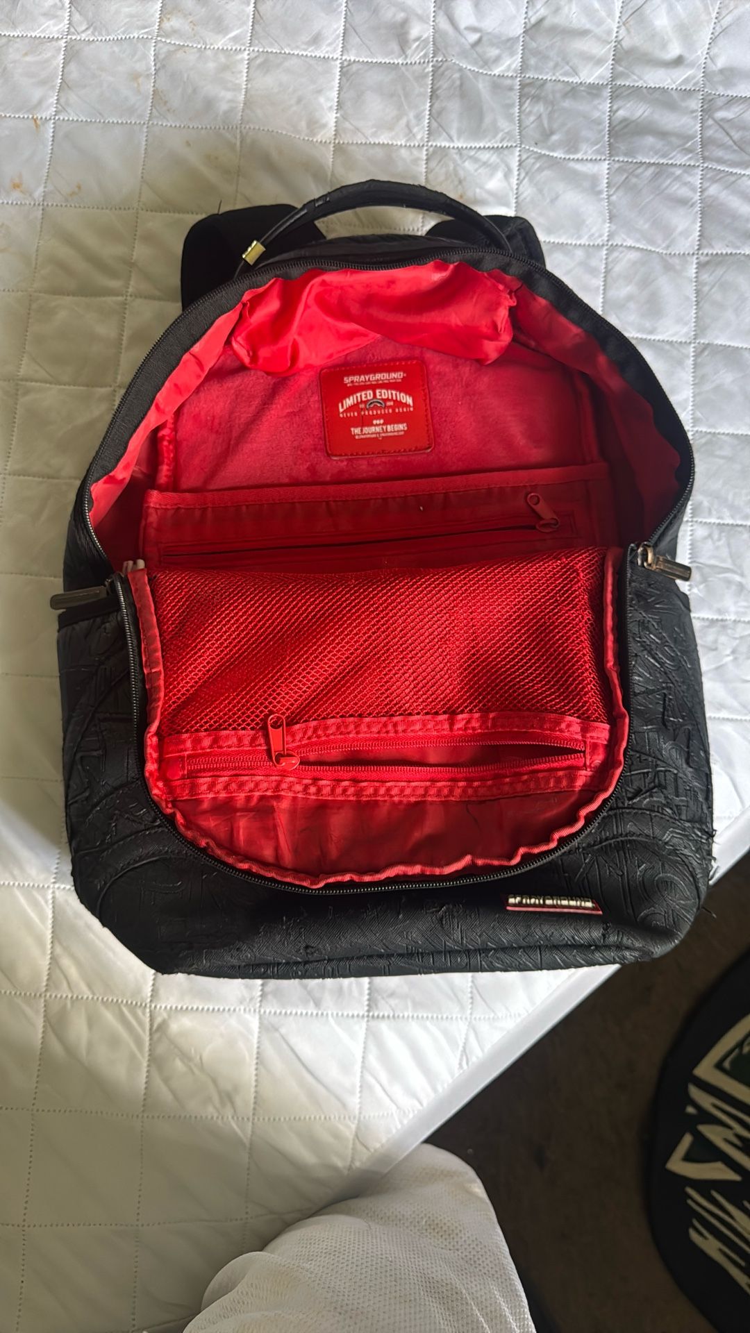 All Black Spray Ground Backpack