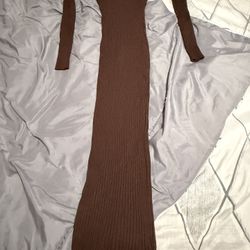 Brown Fashion Nova Dress