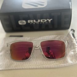 Rudy Project Stellar Sunglasses Crystal Gloss/Multilaser Sunset Polarized BRAND NEW 