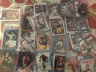 Small Lot Of Sports Cards Nba/ NFL/ MLB: Rookies / Stars / Numbered / And More