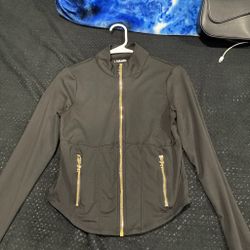 Playboy gold zipper sweater 💛 size L
