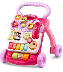 VTech Sit-to-Stand Learning Walker Pink/Purple
