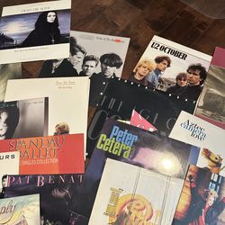 $25-$100 each Various 80s and 90s vinyl records