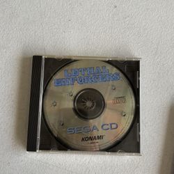 Sega CD Lethal Enforcers game