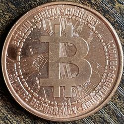 1oz COPPER Bitcoin Round (USA)