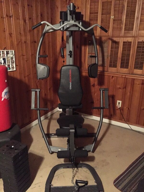 Weider pro 9900 space saver home gym