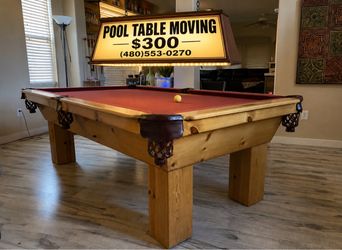 Pool table moving special