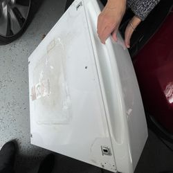 White GE Washer Pedestal