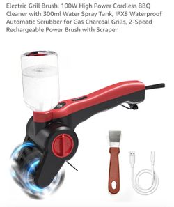 Electric grill brush