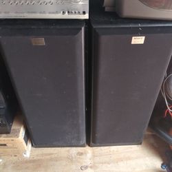 Sony Tower Speakers With 12" Upgraded Woofers