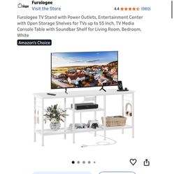 White TV stand