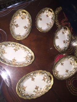 Mini/ antique gold plated around