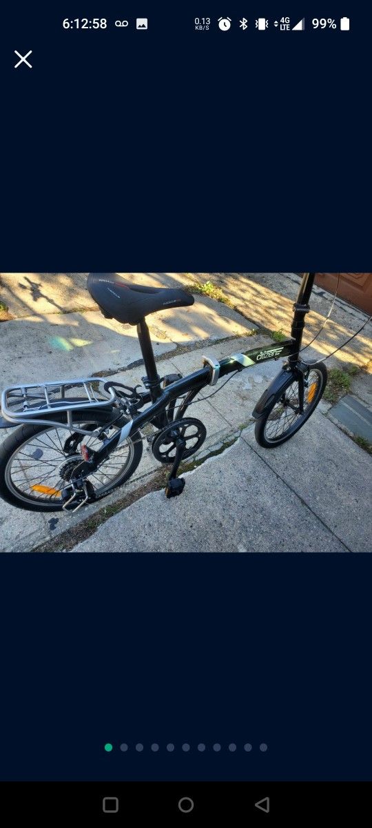 20" 7-speed Folding Bike SEOUL Citizen Bike with Alloy Frame + Extras