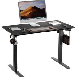 Electronic Sit/stand Desk With Chair & Accessories- Must Go 