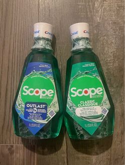 Crest Scope Mouthwash 1L $3 Each