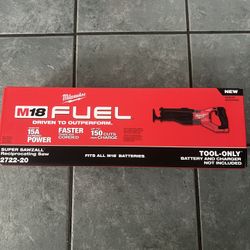 Milwaukee M18 FUEL SUPER SAWZALL 18V Reciprocating Saw - Red (2722-20)