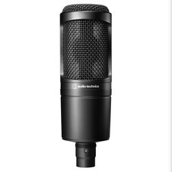 Audio-Technica AT2020 Cardioid Condenser Studio XLR Microphone, Premium Stand + Accessories, &  XLR Male to Female Cord