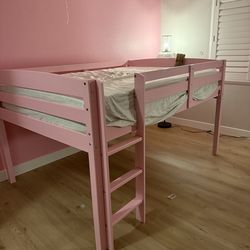 Pink Full Size Bed for Girls