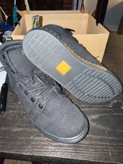 Dr. Martens Black Canvas High-Top Boots
