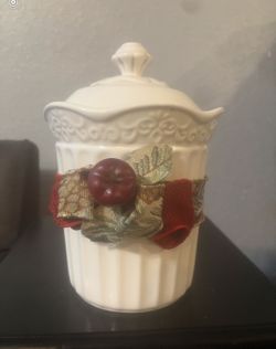 White Ceramic Jar