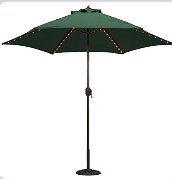 Tropishade Umbrella With Lights - Brand New