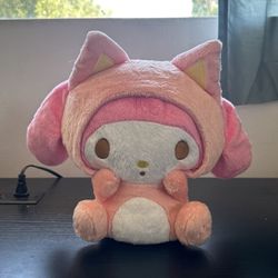 my melody cat plushie 