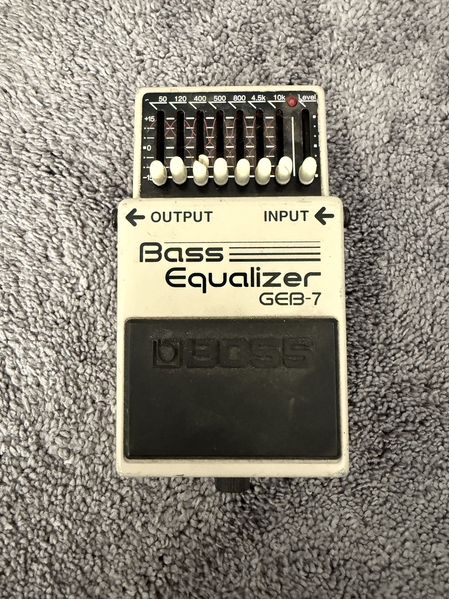 Boss Bass Equalizer guitar pedal GEB-7