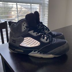 Jordan Anthracite 5s Size 12