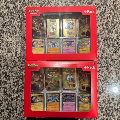 Pokemon 151 tins 4-pack