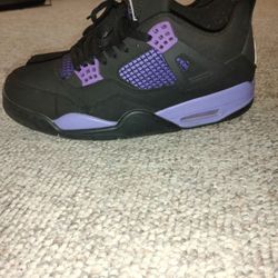 Jordan 4 Purple Thunders 