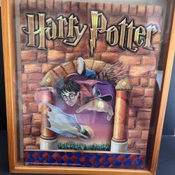 Rare Harry Potter Book Cover Display Framed