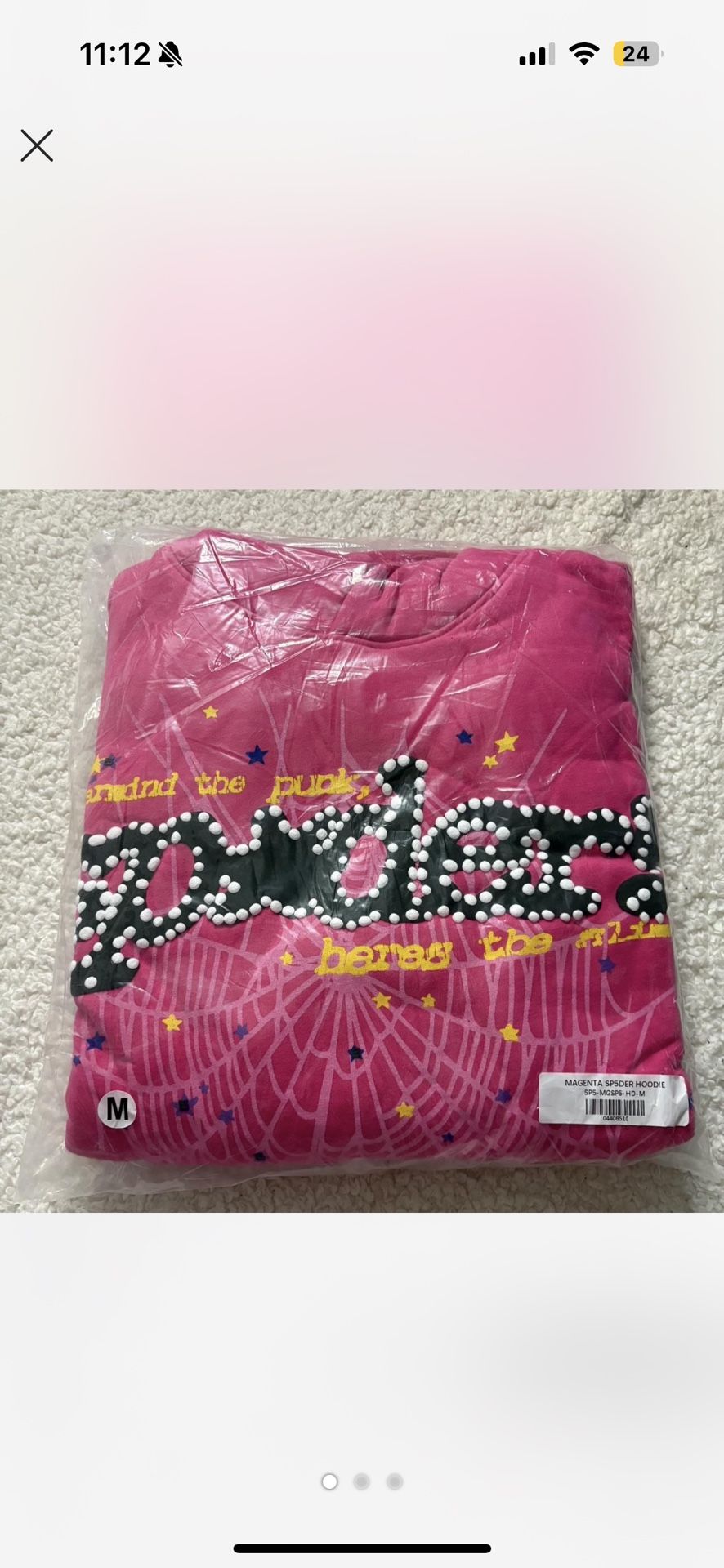 Pink Spyder Hoodie