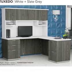 L Shaped Desk Furniture With Hutch Furniture 