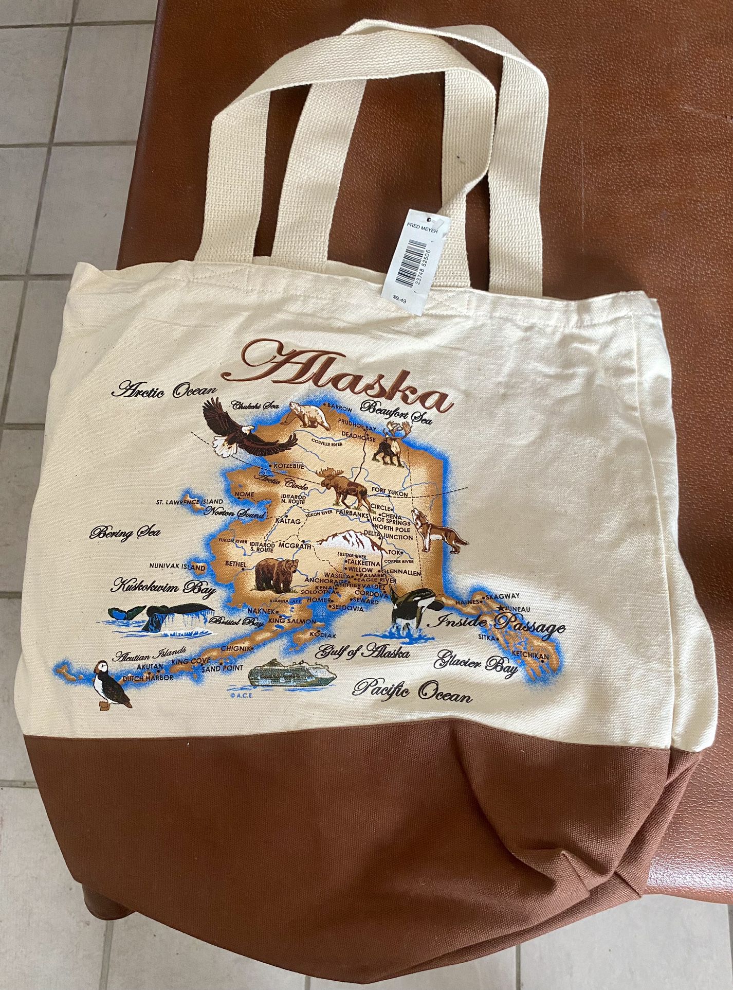 NEW Alaska Canvas Travel Bag