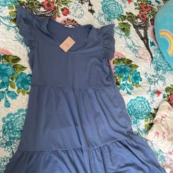 Women Blue Dress
