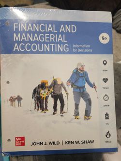 Financial and Mangerial Accounting