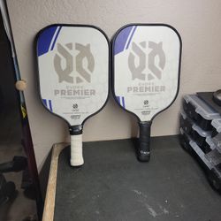 Two Evoke Pickleball Paddles