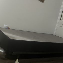 Twin/full adjustable bedframe and twin box if wanted
