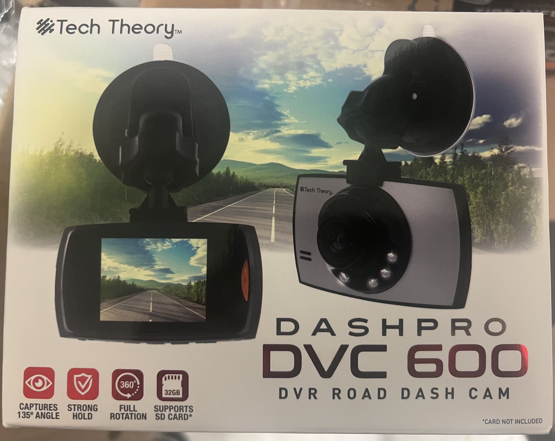 New in Box - Dashpro DVC 600 Car DVR Road Dash Camera