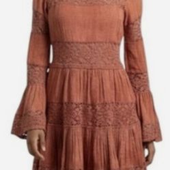Free people dress new . size 6. 100% cotton