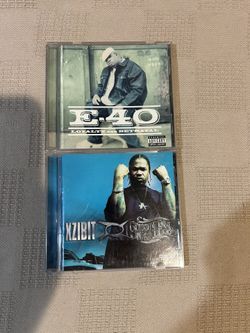 CDs, XZIVIT, E-40, Spice 1, Guns N’ Roses daz, jay Z oldies Santana 