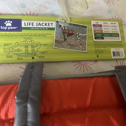 Large Life Jacket And 2 Dog PacksL-M