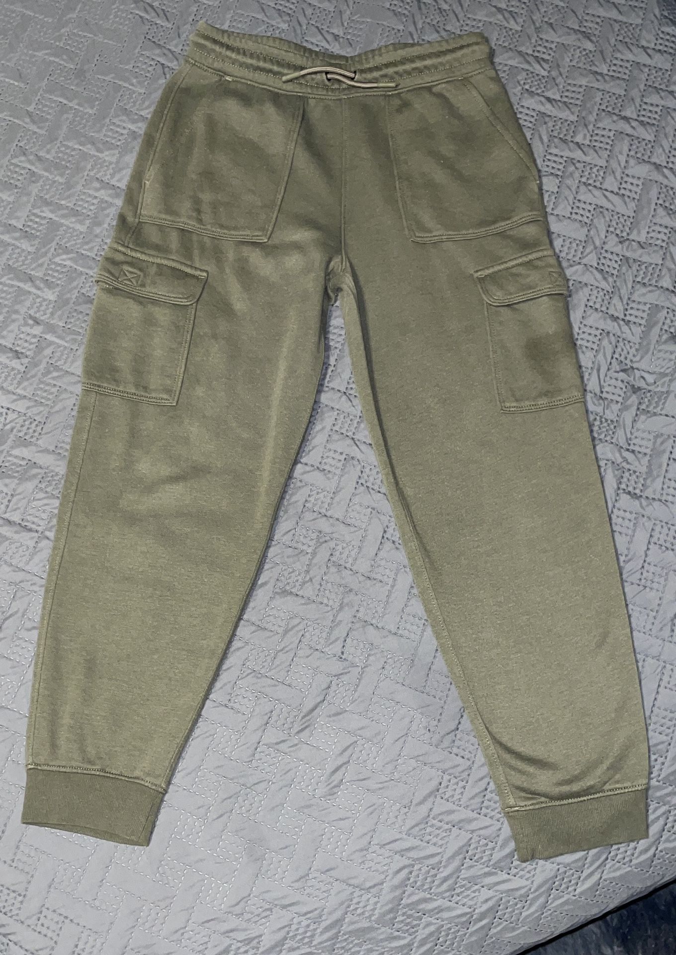 Old Navy Kids Olive Green Cargo Joggers