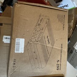 Facmogu S-299 4.1CH Bluetooth Power Amplifier with Active Subwoofer Output (NOT Passive Subwoofer), Max 800W RMS 40Wx4 Subwoofer Amplifier Hi-Fi Integ